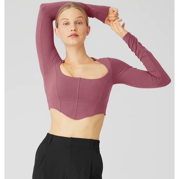 ALO Yoga Tops - ALO Yoga ‘Soft Sculpt’ Long Sleeve Top